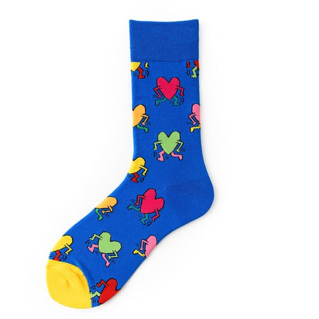 Funny Men Graphic Socks Funky Novelty Socks Soft Breathable For Man Woman