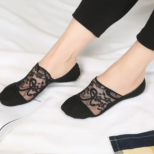 Transparent Short Lace Soft Low Invisible Socks