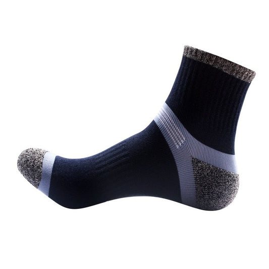 Stylish Cotton Outdoor Men's Athletic Socks