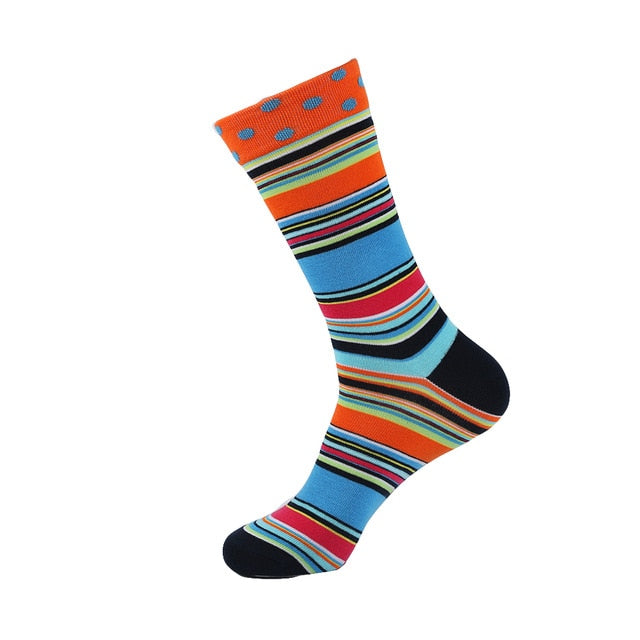Men's Socks Dinosaur Penguin Cactus Lattice Dog Warm Skate Harajuku Cool Socks