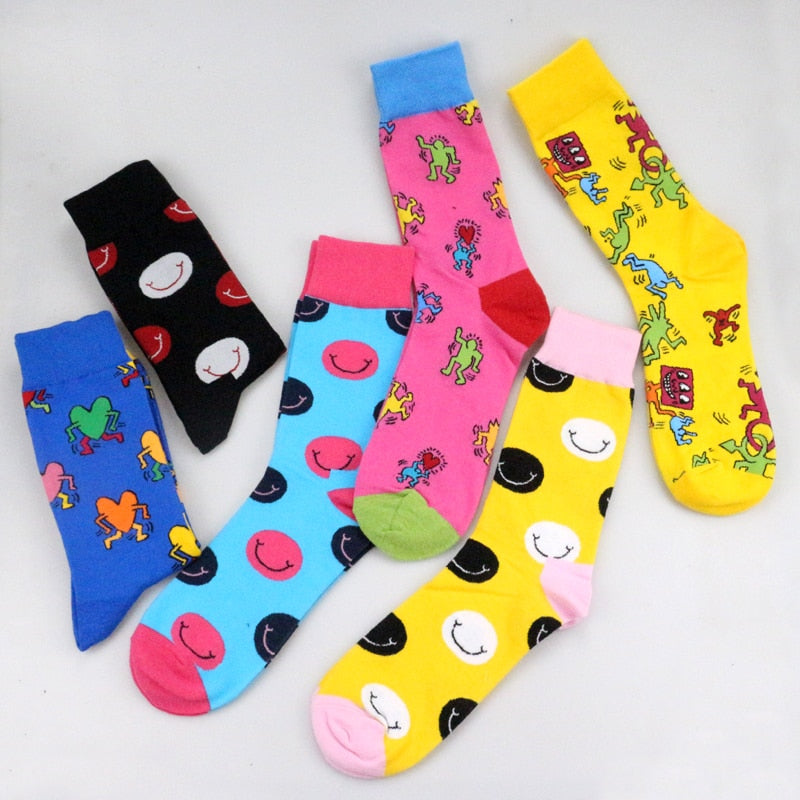 keith Haring Fancy Cotton Crew Socks