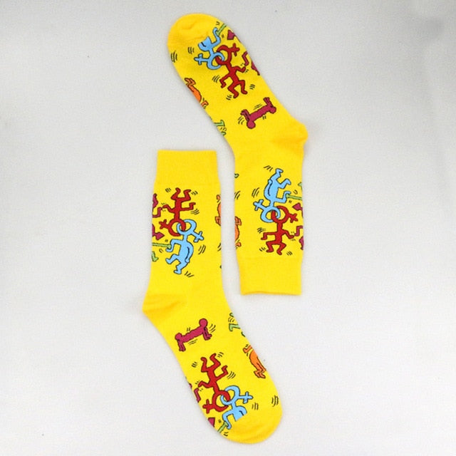 keith Haring Fancy Cotton Crew Socks