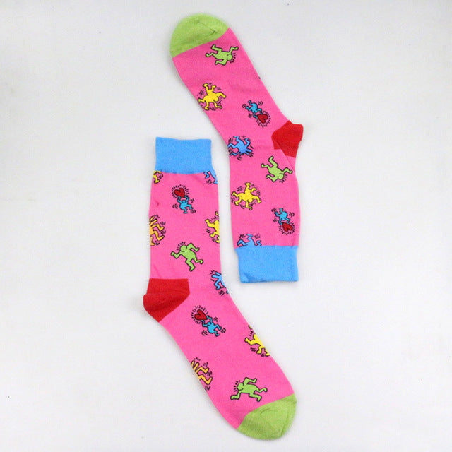 keith Haring Fancy Cotton Crew Socks