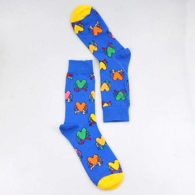 keith Haring Fancy Cotton Crew Socks