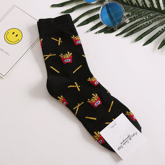 GUMPRUN Harajuku happy socks Men's Funny Combed Cotton Dress Casual Crew Wedding Socks Colorful Novelty Skateboard Socks