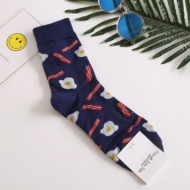 GUMPRUN Harajuku happy socks Men's Funny Combed Cotton Dress Casual Crew Wedding Socks Colorful Novelty Skateboard Socks
