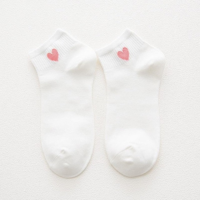 Cotton Loose Striped Women's Crew Socks