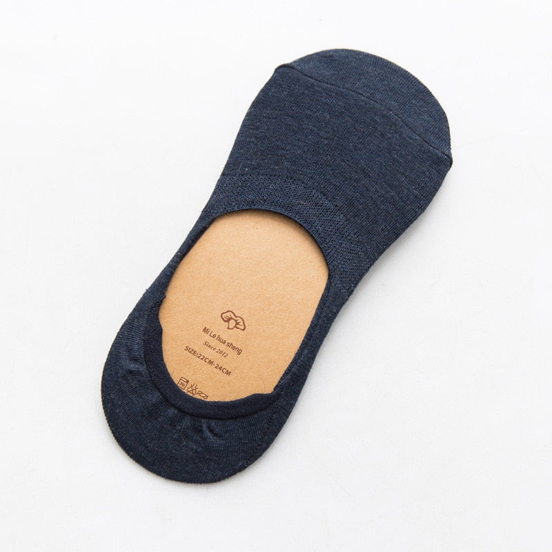 Spring summer women socks Solid color fashion wild shallow mouth invisible slipper socks