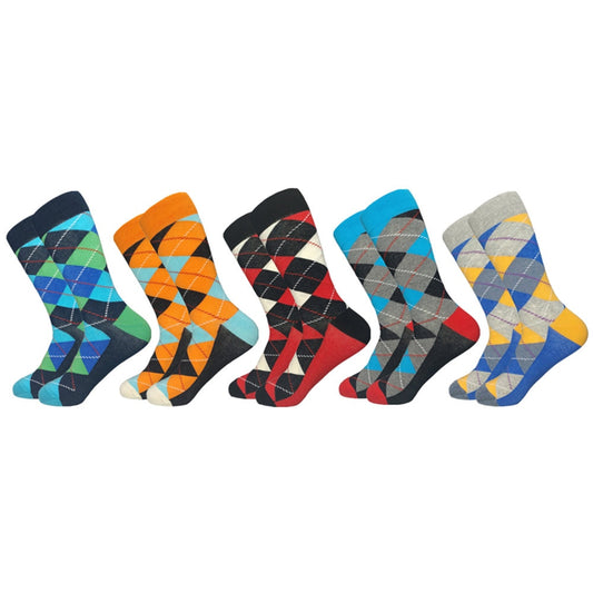 Hot Sale Casual Men Socks New Socks fashion design Plaid Colorful happy Cotton Socks