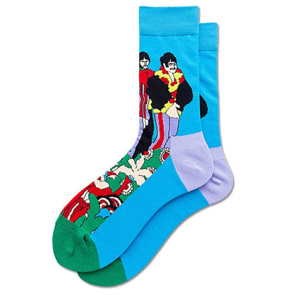 Happy Personality Funny Men And Women Cotton socks - Fiyah Azz Socks
