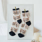 Harajuku Crystal Silk Tide Socks Funny Sunflowers Vines