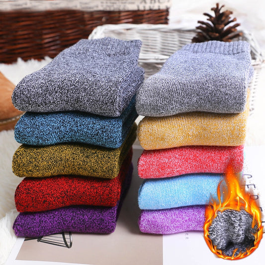 Winter Wamer Men Women Thicken Thermal Wool Cashmere Sleeping Socks