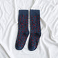 Soft Women's Leopard Print Mid Length Socks