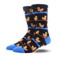 New Men's Dress Cool Colorful Fancy Novelty Funny Casual Combed Cotton Crew Socks Pack animal socks