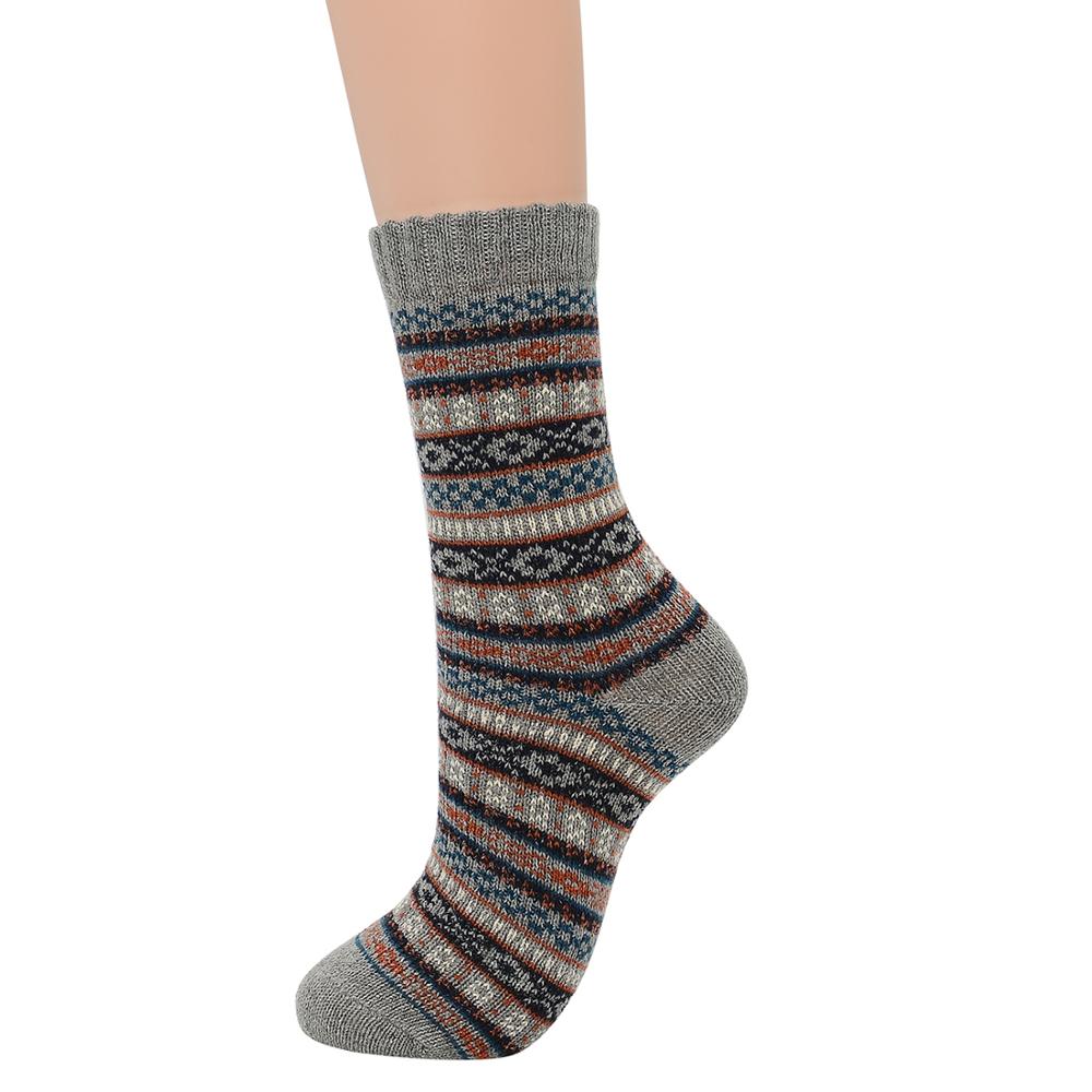 Men Soft Thick Angora Cashmere Casual Rabbit Wool Blend Warm Winter Socks