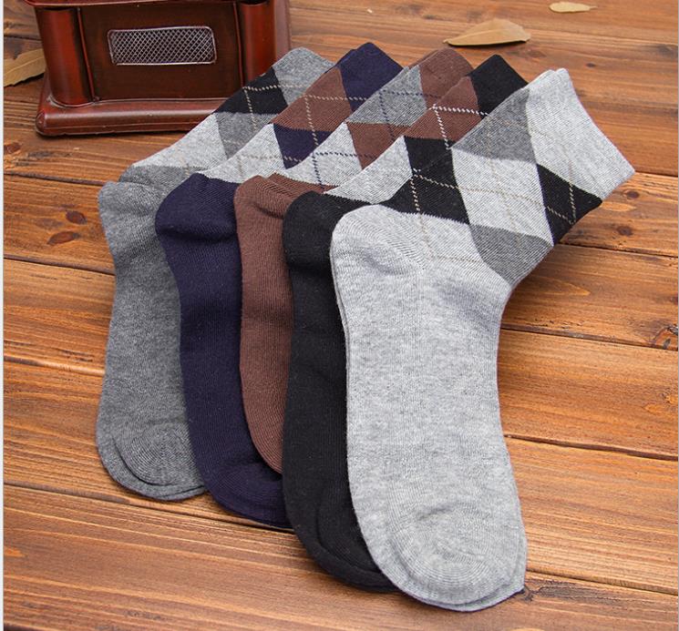 High Quality Cotton Men's Crew Dress Socks