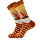 Men's Socks Colorful Funny symbol International chess geometric Cotton Sock