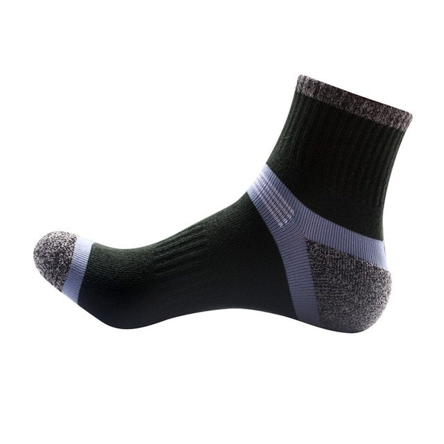 Stylish Cotton Outdoor Men's Athletic Socks
