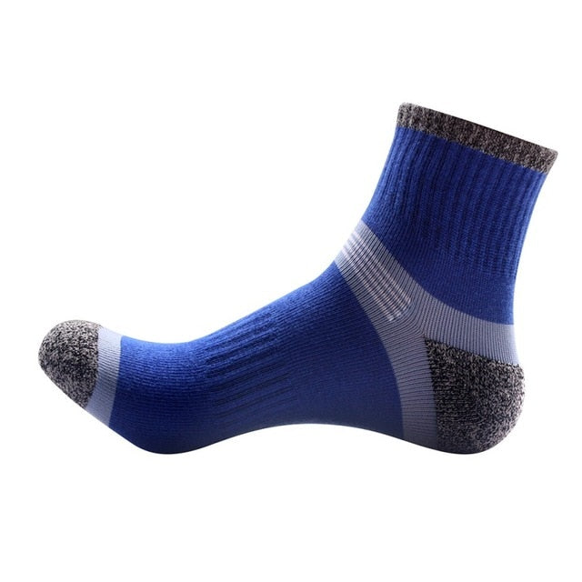 Stylish Cotton Outdoor Men's Athletic Socks