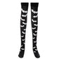 Halloween Skeleton Long Knee High Socks Costume Masquerade Carnival Cosplay Soft